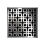 Infinity Drain Link 4" Drain Grate Only for Select Infinity Drain Center Drains Polished Stainless