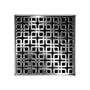 Infinity Drain Link 5" Drain Grate Only for Select Infinity Drain Center Drains Polished Stainless