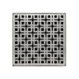 Infinity Drain Link 5" Drain Grate Only for Select Infinity Drain Center Drains Satin Stainless