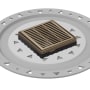 Infinity Drain 4" x 4" LND 4 Slotted Pattern Center Drain Kit, PVC Bonded Flange, 2", 3" and 4" Outlet Satin Bronze