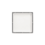 Infinity Drain 4" x 4" LTD 4 Center Drain Kit with Cast Iron Drain Body, 2" Outlet Matte White