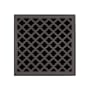 Infinity Drain Moor 5" Drain Grate Only for Select Infinity Drain Center Drains Oil Rubbed Bronze
