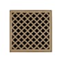 Infinity Drain Moor 5" Drain Grate Only for Select Infinity Drain Center Drains Satin Bronze