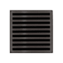 Infinity Drain Lines 4" Drain Grate Only for Select Infinity Drain Center Drains Oil Rubbed Bronze