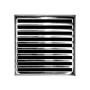 Infinity Drain Lines 4" Drain Grate Only for Select Infinity Drain Center Drains Polished Stainless