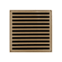 Infinity Drain Lines 5" Drain Grate Only for Select Infinity Drain Center Drains Satin Bronze