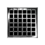 Infinity Drain Squares 4" Drain Grate Only for Select Infinity Drain Center Drains Polished Stainless