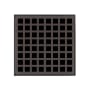 Infinity Drain Squares 5" Drain Grate Only for Select Infinity Drain Center Drains Oil Rubbed Bronze