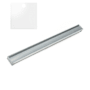 Infinity Drain 84" Long Custom Rough Only Kit for S-LAG 65, S-LT 65, S-LSD 65, and S-LTIF 65 Series, Includes PVC Components and Channel Trim Matte White