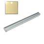 Infinity Drain 84" Long Custom Rough Only Kit for S-LAG 65, S-LT 65, S-LSD 65, and S-LTIF 65 Series, Includes PVC Components and Channel Trim Polished Brass