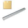 Infinity Drain 84" Long Custom Rough Only Kit for S-LAG 65, S-LT 65, S-LSD 65, and S-LTIF 65 Series, Includes PVC Components and Channel Trim Polished Gold
