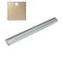 Infinity Drain 84" Long Custom Rough Only Kit for S-LAG 65, S-LT 65, S-LSD 65, and S-LTIF 65 Series, Includes PVC Components and Channel Trim Satin Champagne