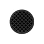 Infinity Drain 5" Round RMD 5 Center Drain Complete Kit with Moor Pattern Decorative Plate with Cast Iron Drain Body for Hot Mop, 2" Outlet Matte Black