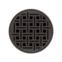 Infinity Drain Weave 5" Strainer Only For Select Infinity Drain Center Drains Oil Rubbed Bronze
