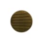 Infinity Drain 5" Round RWD 5 Center Drain Complete Kit with Wedge Wire Pattern Decorative Plate with Cast Iron Drain Body, 2" Outlet Polished Gold