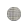 Infinity Drain 5" Round RWD 5 High Flow Center Drain Complete Kit with Wedge Wire Pattern Decorative Plate with PVC Drain Body, 3" Outlet Satin Stainless