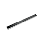 Infinity Drain 48" S-PVC Series Low Profile Complete Kit with 2-1/2" Solid Grate Matte Black