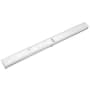 Infinity Drain 96" Site Sizable Stainless Steel Linear Drain Kit with Tile Insert Frame – Includes PVC Channel, Stop Ends, and Outlet Assembly Matte White