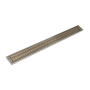 Infinity Drain 96" S-AG 100 Linear Drain Complete Kit with 4" Wedge Wire Grate Satin Bronze