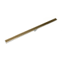Infinity Drain 72" S-AG 38 Linear Drain Complete Kit with 1 1/2" Wedge Wire Grate Polished Brass