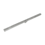 Infinity Drain 72" S-AG 38 Linear Drain Complete Kit with 1 1/2" Wedge Wire Grate Satin Stainless
