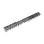 Infinity Drain 36" S-AG 65 Linear Drain Complete Kit with 2 1/2" Wedge Wire Grate Polished Stainless