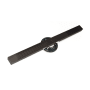 Infinity Drain 36" S-AS 99 High Flow Linear Drain Complete Kit with 2 1/2" Wedge Wire Grate with PVC Drain Body, 3" Outlet Oil Rubbed Bronze