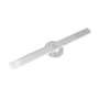Infinity Drain 60" S-AS 99 High Flow Linear Drain Complete Kit with 2 1/2" Wedge Wire Grate with PVC Drain Body, 3" Outlet Matte White