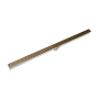 Infinity Drain 48" S-DG 38 Linear Drain Complete Kit with 1 1/2" Perforated Circle Pattern Grate Satin Bronze