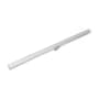 Infinity Drain 96" S-DG 38 Linear Drain Complete Kit with 1 1/2" Perforated Circle Pattern Grate Matte White