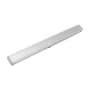 Infinity Drain 48" S-DG 65 Linear Drain Complete Kit with 2 1/2" Perforated Circle Pattern Grate Matte White