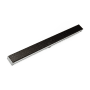 Infinity Drain 48" S-DG 65 Linear Drain Complete Kit with 2 1/2" Perforated Circle Pattern Grate Oil Rubbed Bronze