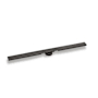 Infinity Drain 48" S-Stainless Steel Series High Flow Complete Kit with 2-1/2" Adhesion Style Grate with PVC Drain Oil Rubbed Bronze