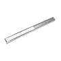 Infinity Drain 36" S-PVC Series Complete Kit with Tile Insert Frame Polished Stainless