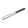 Infinity Drain 48" S-PVC Series Complete Kit with Tile Insert Frame Gunmetal