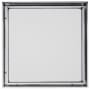 Infinity Drain 4” x 4” Tile Drain Strainer Premium Center Drain Kit with ABS Drain Body, 2" Outlet Matte White