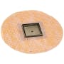 Infinity Drain 5” x 5” Flanged Tile Premium Center Drain Strainer with Factory Applied Schluter-KERDI Membrane for 3/4" Tile – Includes ABS Drain Body with 2" Outlet Satin Champagne