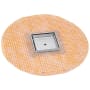 Infinity Drain 5” x 5” Flanged Tile Premium Center Drain Strainer with Factory Applied Schluter-KERDI Membrane for 3/8" Tile with 2” Throat – Includes Bonded Flange and Hair Maintenance Kit Matte White