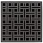 Infinity Drain 5" x 5" Premium Center Drain Strainer with Weave Pattern Decorative Plate and 2" Throat Oil Rubbed Bronze
