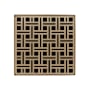 Infinity Drain Weave 5" Drain Grate Only for Select Infinity Drain Center Drains Satin Bronze