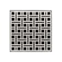 Infinity Drain Weave 5" Drain Grate Only for Select Infinity Drain Center Drains Satin Stainless