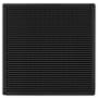 Infinity Drain 5" x 5" Premium Center Drain Strainer with Wedge Wire Pattern Decorative Plate, 2" Throat, and Hair Maintenance Kit Matte Black