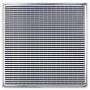 Infinity Drain 5" x 5" Premium Center Drain Strainer with Wedge Wire Pattern Decorative Plate, 2" Throat, and Hair Maintenance Kit Polished Stainless