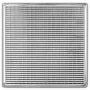 Infinity Drain 5" x 5" Premium Center Drain Strainer with Wedge Wire Pattern Decorative Plate, 2" Throat, and Hair Maintenance Kit Satin Stainless