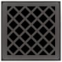 Infinity Drain 4" x 4" Premium Center Drain Strainer with Criss-Cross Pattern Decorative Plate, 2" Throat, and Hair Maintenance Kit Oil Rubbed Bronze