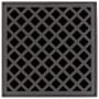 Infinity Drain 5" x 5" Premium Center Drain Kit with Criss-Cross Pattern Decorative Plate – Includes ABS Drain Body with 2" Outlet Oil Rubbed Bronze