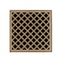 Infinity Drain Criss-Cross 5" Drain Grate Only for Select Infinity Drain Center Drains Satin Bronze