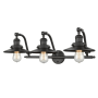 Innovations Lighting Railroad 3 Light 28" Wide Bathroom Vanity Light Oiled Rubbed Bronze