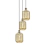 Innovations Lighting Preston 3 Light 14" Wide Multi Light Pendant Antique Brass / Mercury