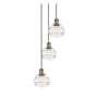 Innovations Lighting Rochester 3 Light 12" Wide Multi Light Pendant Antique Brass / Clear